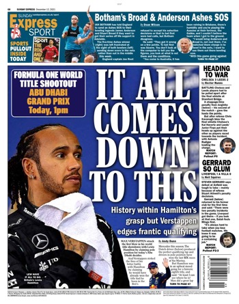 Sunday Express Backpage