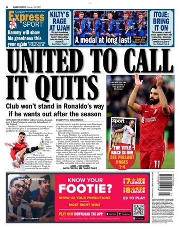 Sunday Express Backpage