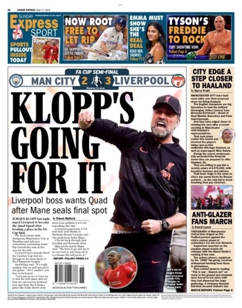 Sunday Express Backpage