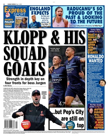 Sunday Express Backpage