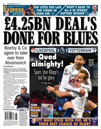 Sunday Express Backpage