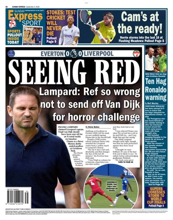 Sunday Express Backpage
