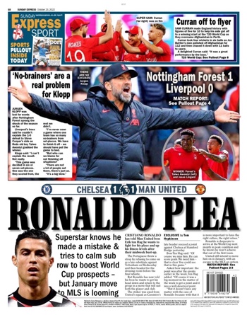 Sunday Express Backpage