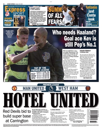 Sunday Express Backpage