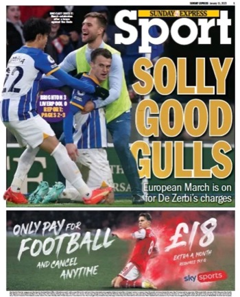 Sunday Express Backpage