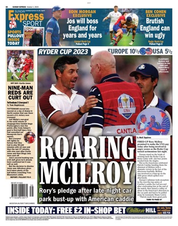 Sunday Express Backpage