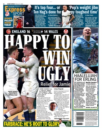 Sunday Express Backpage