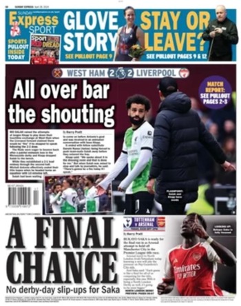 Sunday Express Backpage