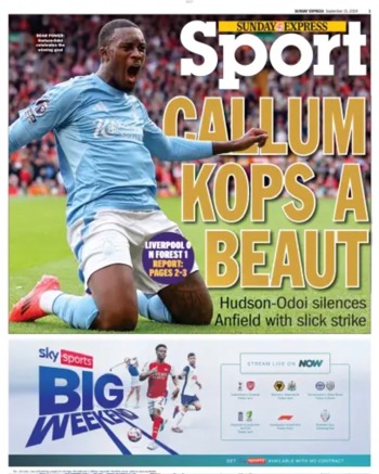 Sunday Express Backpage