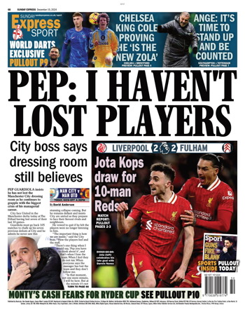 Sunday Express Backpage