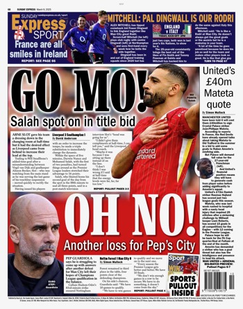 Sunday Express Backpage