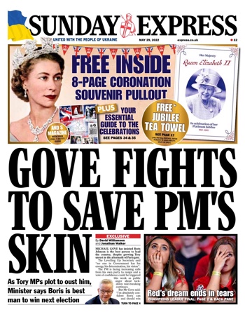 Sunday Express Frontpage