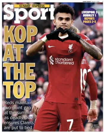 Sunday Express Sport Cover