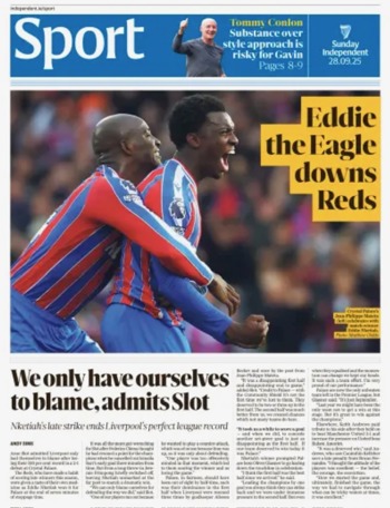 Sunday Independent Backpage
