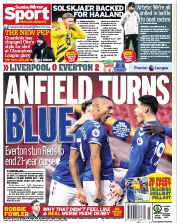 Sunday Mirror Backpage