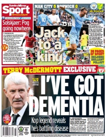 Sunday Mirror Backpage