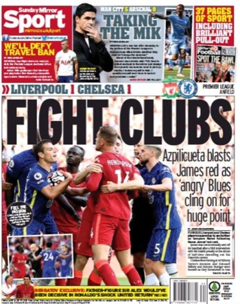 Sunday Mirror Backpage