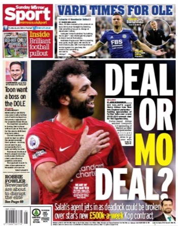 Sunday Mirror Backpage
