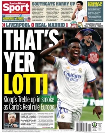 Sunday Mirror Backpage