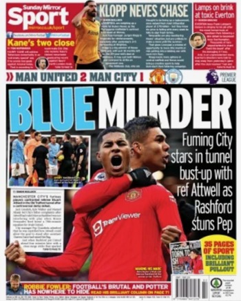 Sunday Mirror Backpage