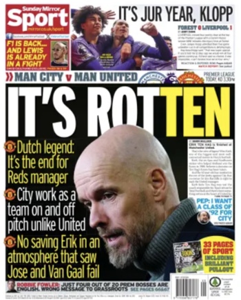 Sunday Mirror Backpage