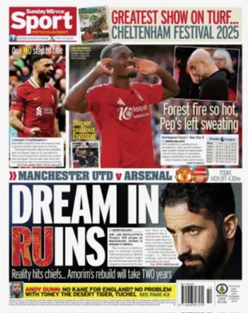Sunday Mirror Backpage