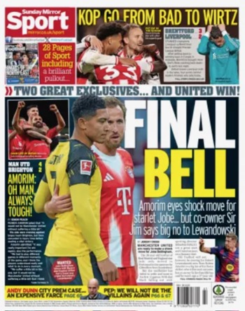 Sunday Mirror Backpage
