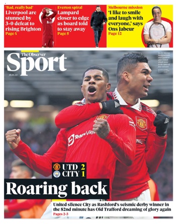 Sunday Observer Backpage