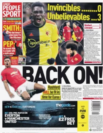 Sunday People Backpage