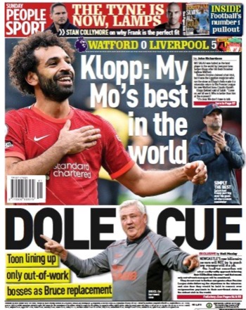 Sunday People Backpage