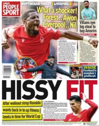 Sunday People Backpage