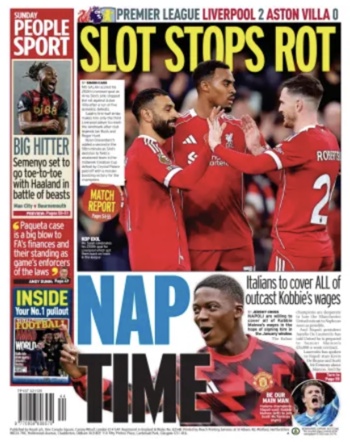 Sunday People Backpage