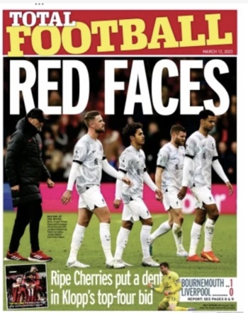 Sunday People Total Football Cover