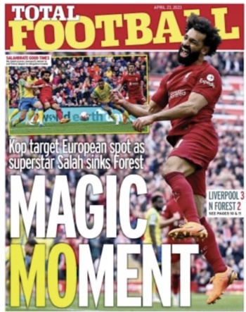 Sunday People Total Football Cover