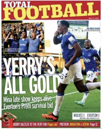 Sunday People Total Football Cover