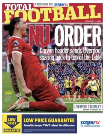 Sunday People Total Football Cover