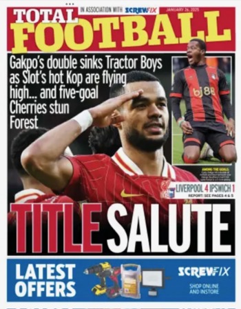 Sunday People - Total Football Cover