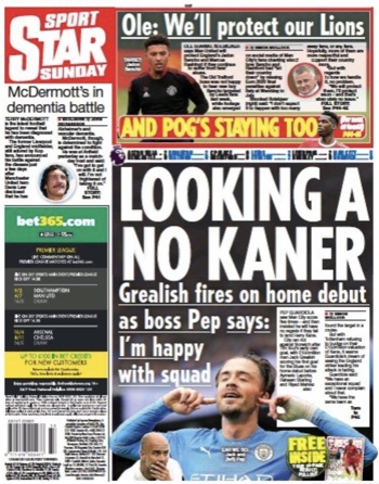 Sunday Star Backpage