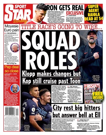 Sunday Star Backpage