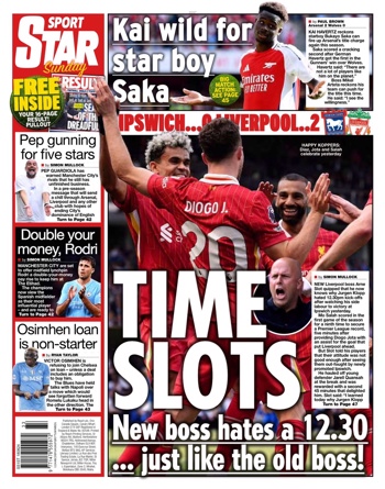 Sunday Star Backpage