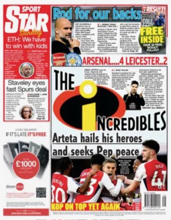 Sunday Star Backpage