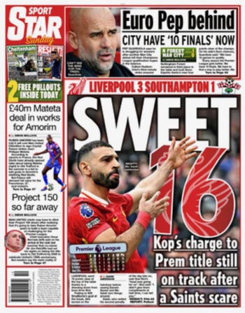 Sunday Star Backpage