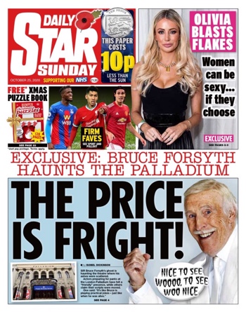 Sunday Star Frontpage