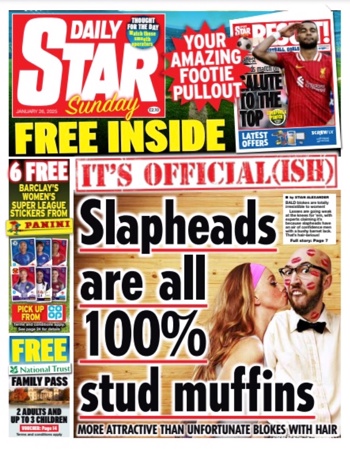 Sunday Star Frontpage