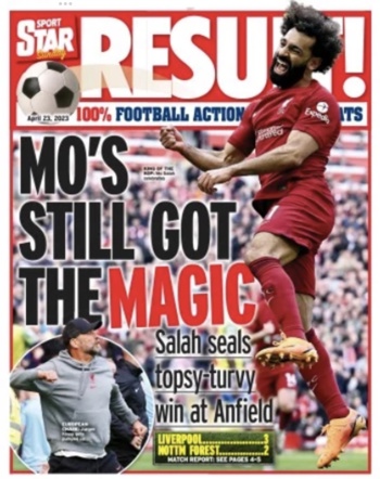 Sunday Star Result Cover