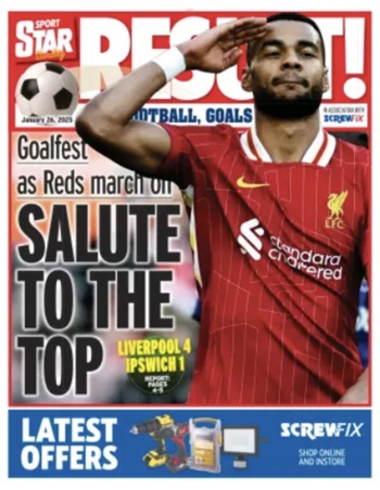 Sunday Star - Result Cover