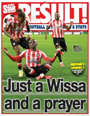 Sunday Star Results Cover