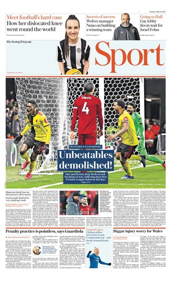 Sunday Telegraph Backpage