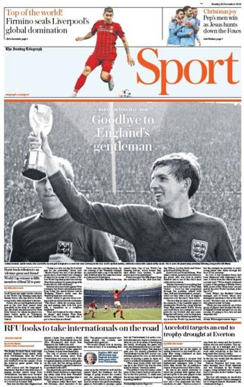 Sunday Telegraph Backpage