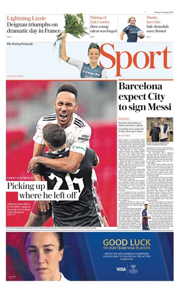 Sunday Telegraph Backpage